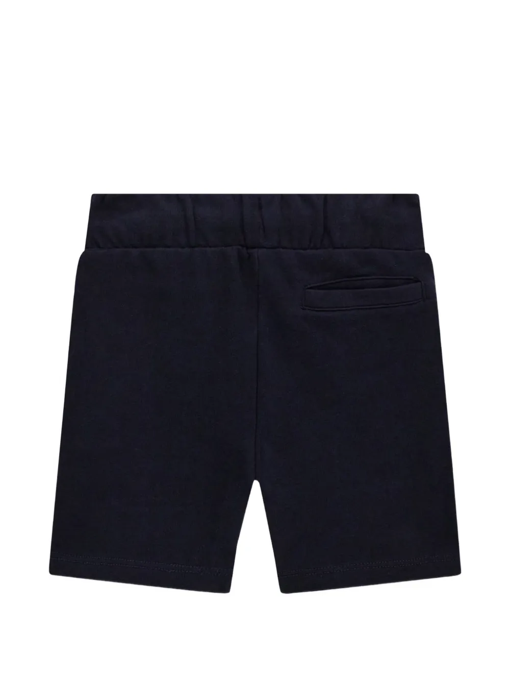 guess kids Shorts met trekkoordtaille en letter-applicatie Blauw