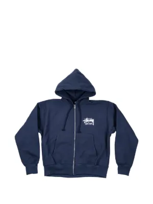 Stüssy Basic Hoodie | Blue | FARFETCH