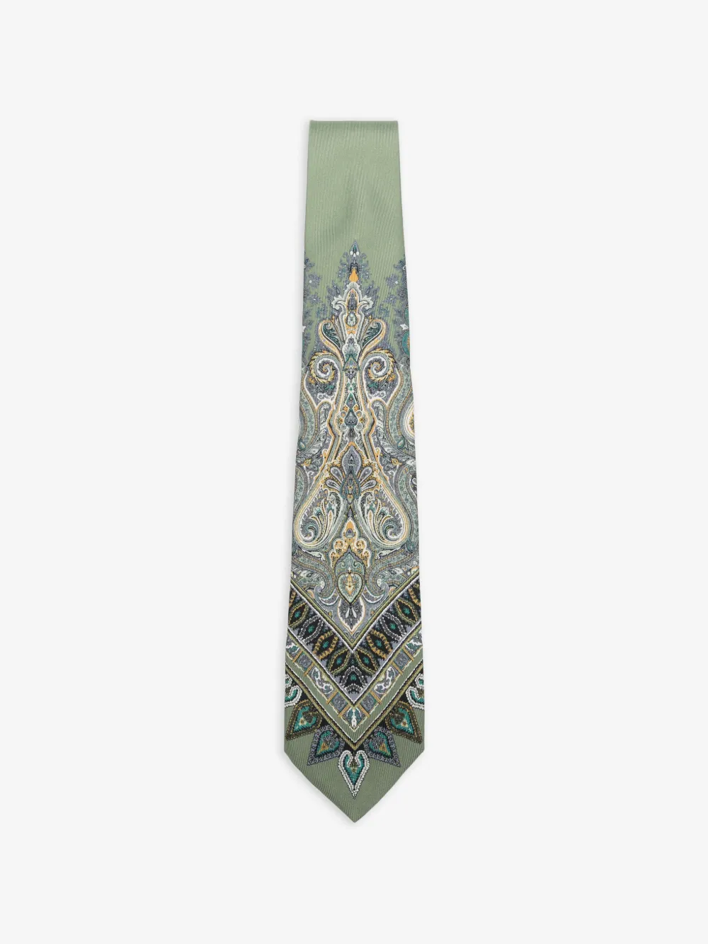 ETRO paisley-print tie | Green | Image 1