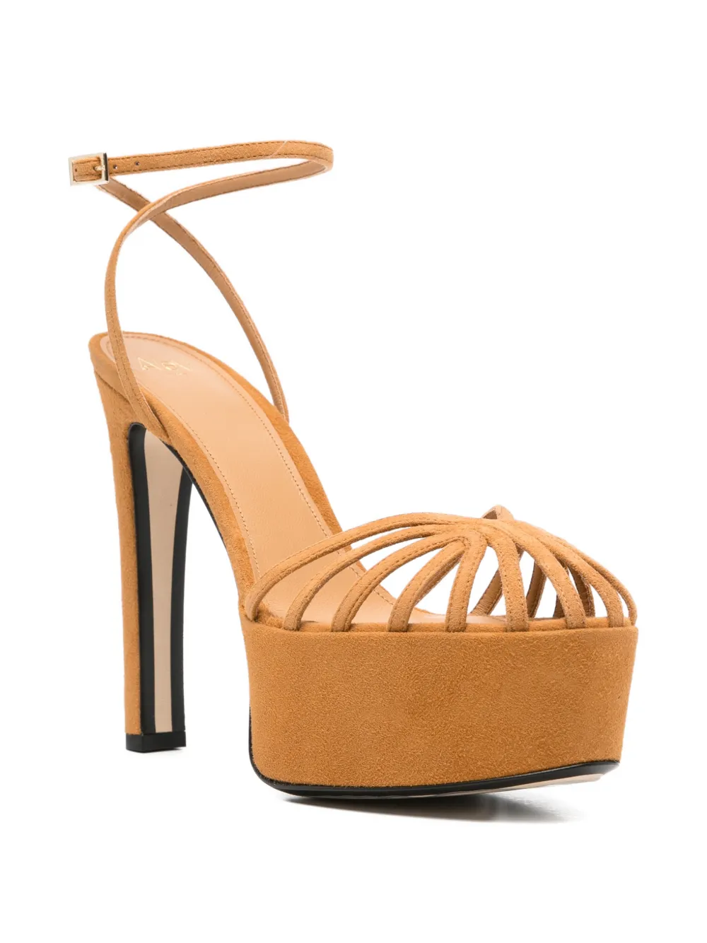 Alevì Eva platform strap sandals Bruin