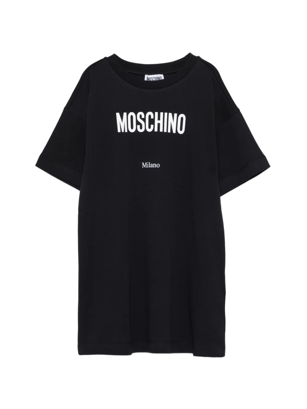 Moschino Kids logo-print T-shirt - Nero
