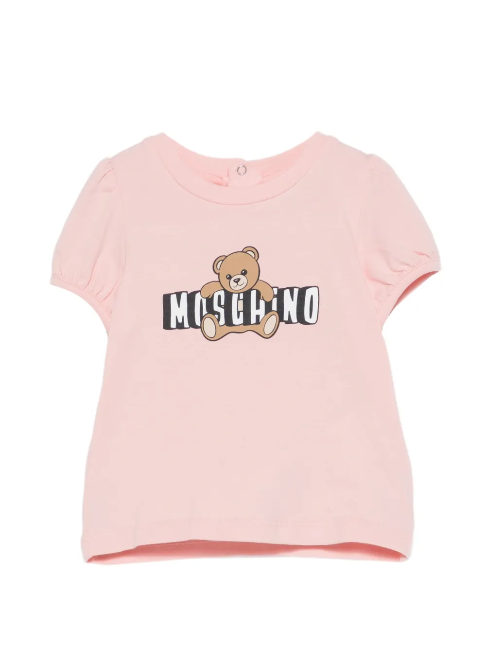 Moschino Kids logo T-shirt - Rosa