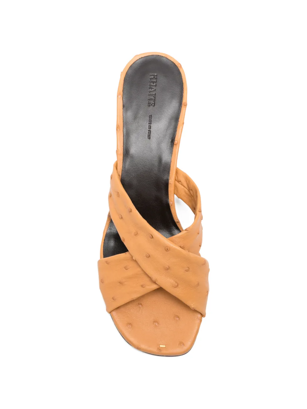 KHAITE Liria leren sandalen Bruin