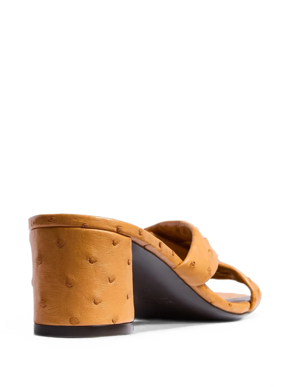 KHAITE Liria leren sandalen Bruin