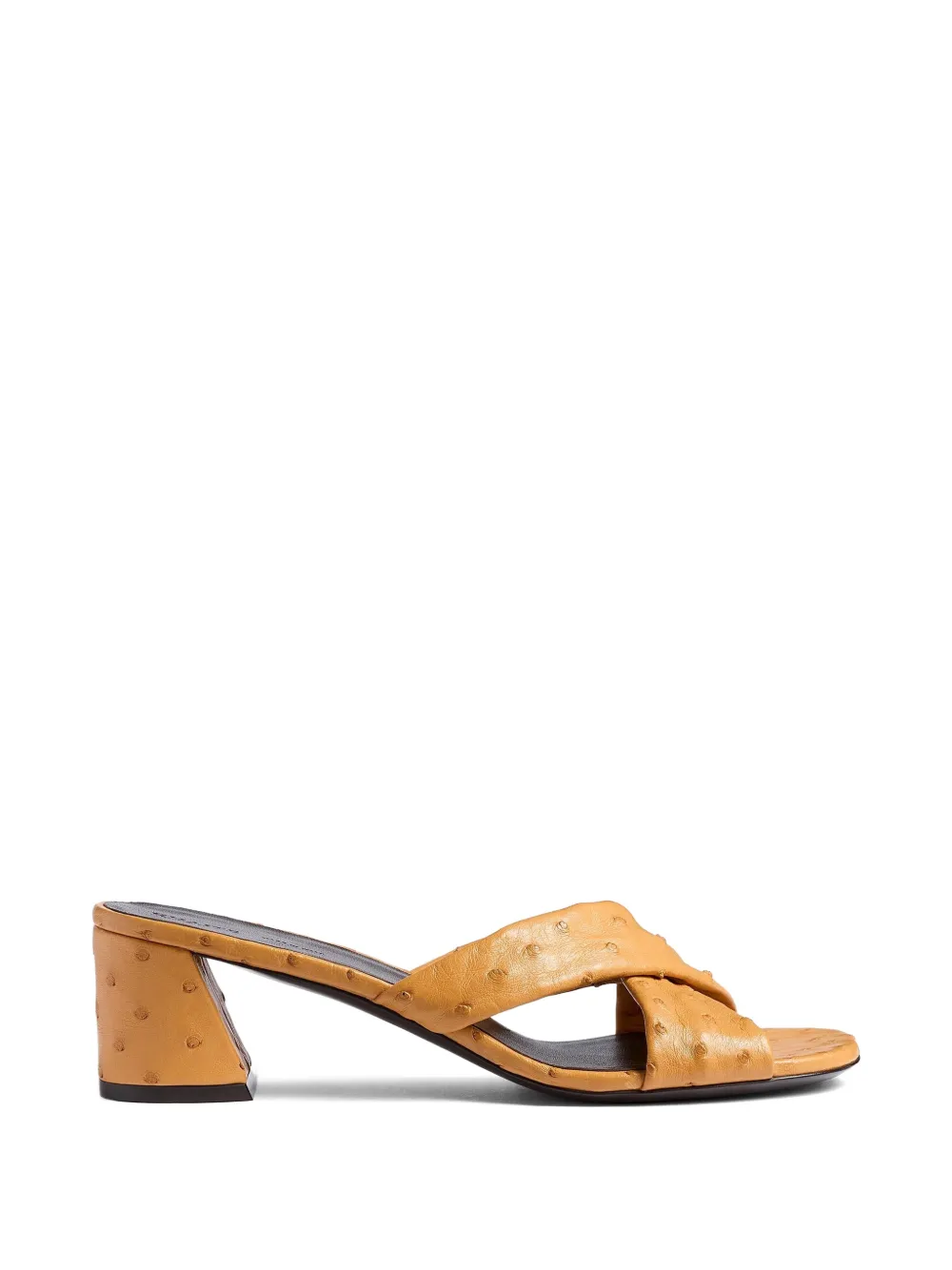 KHAITE Liria leren sandalen Bruin