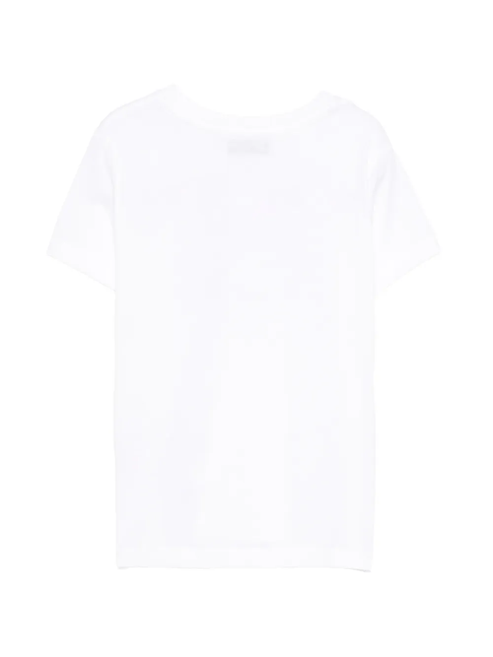 Moschino Kids T-shirt met logo Wit