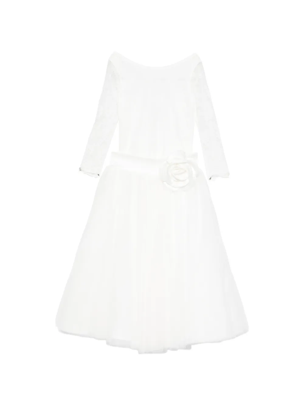 Colorichiari floral skirt (set of two) - Bianco