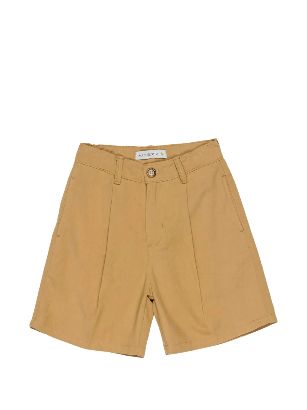 Manuel Ritz Kids pleated shorts - Toni neutri