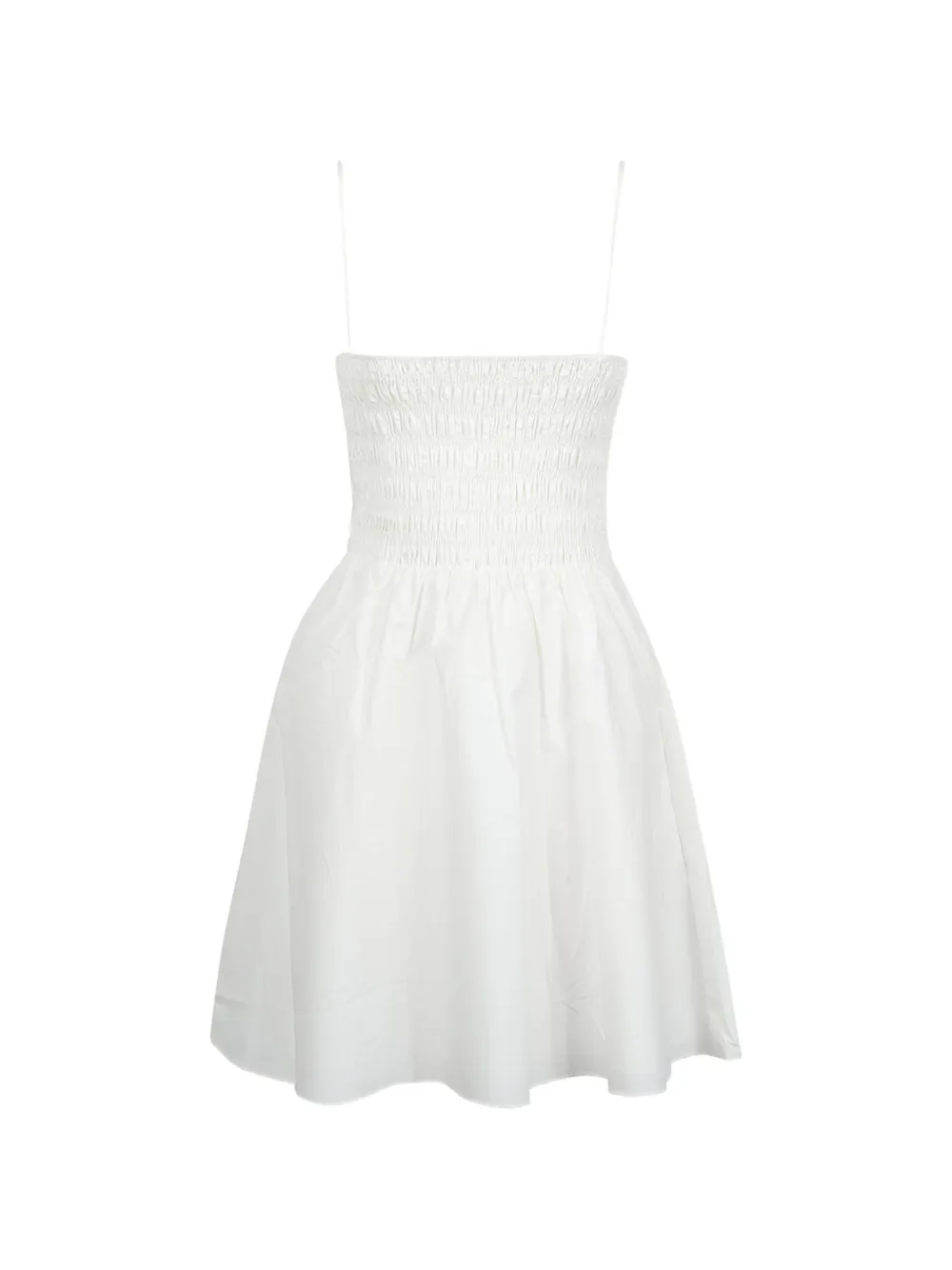 Faithfull the Brand smocked strap dress - Bianco