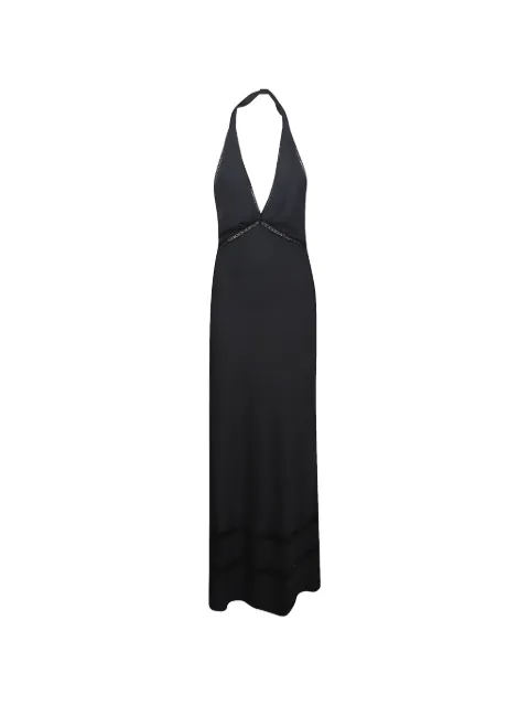 Faithfull the Brand vestido de encaje con cuello en V
