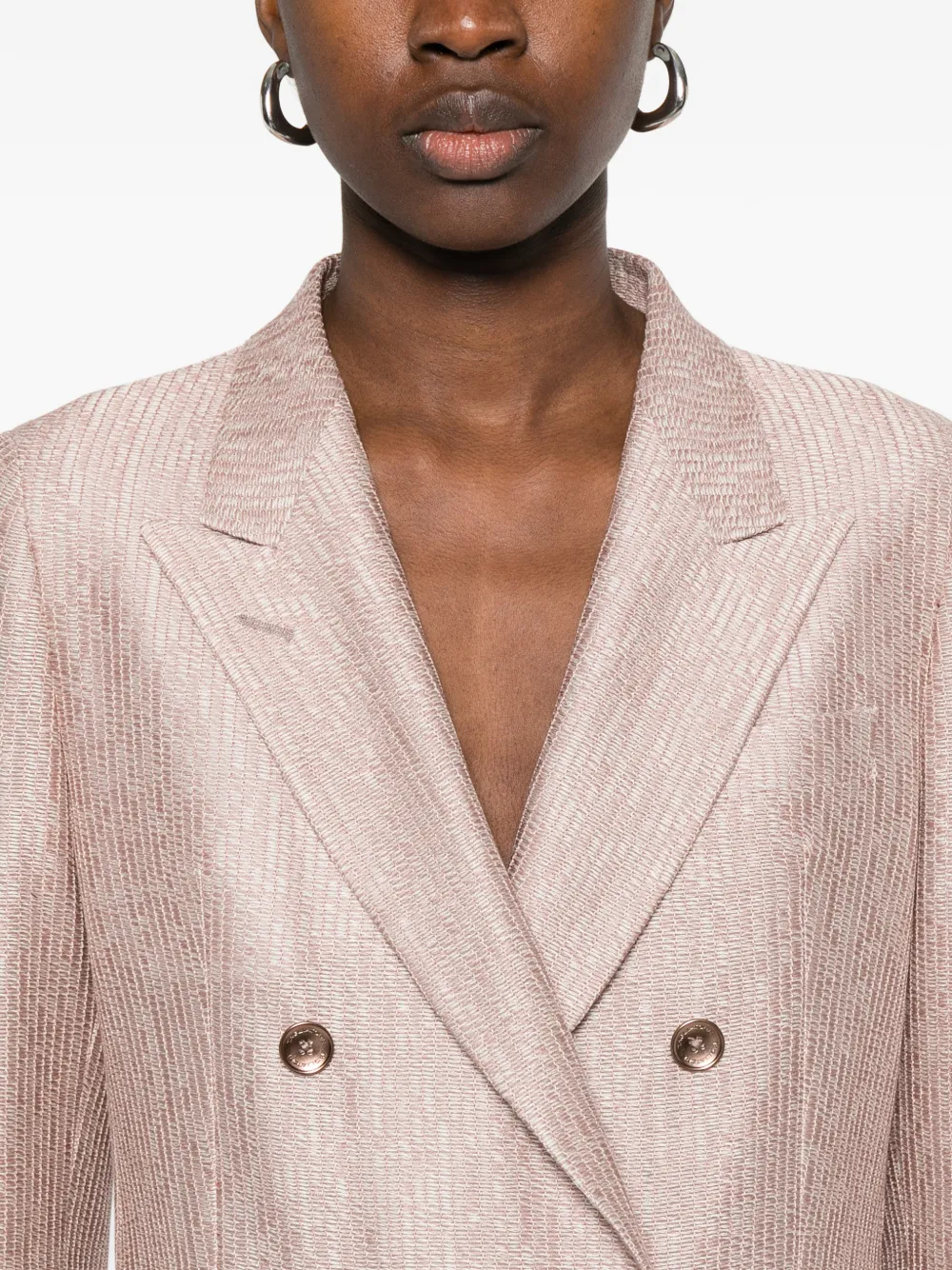 Tagliatore Blazer met dubbele rij knopen Roze