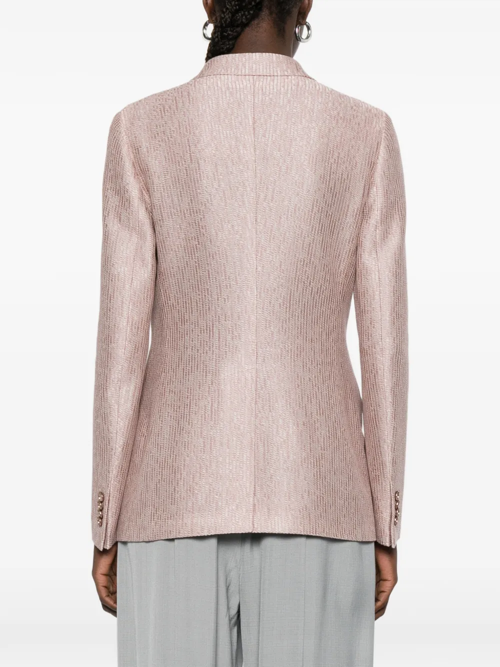 Tagliatore Blazer met dubbele rij knopen Roze