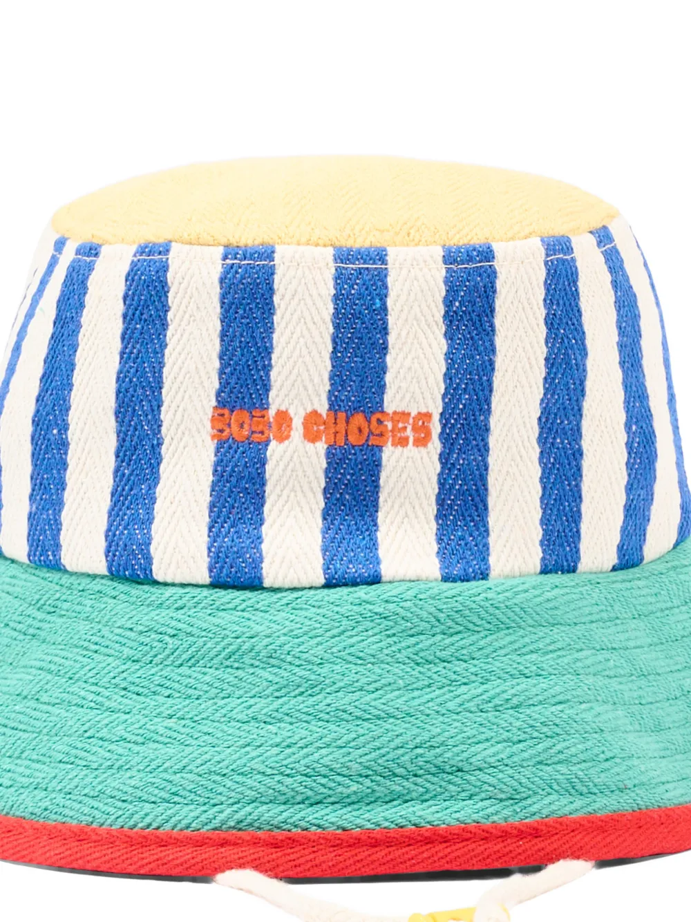  Bobo Choses Striped Cloche - Green 