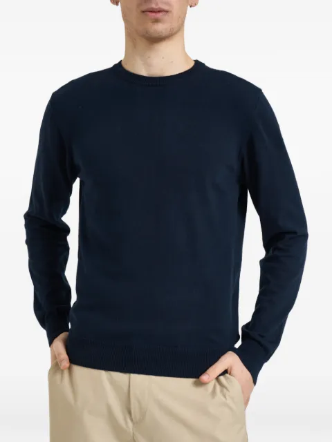 Colmar logo patch crew neck sweater