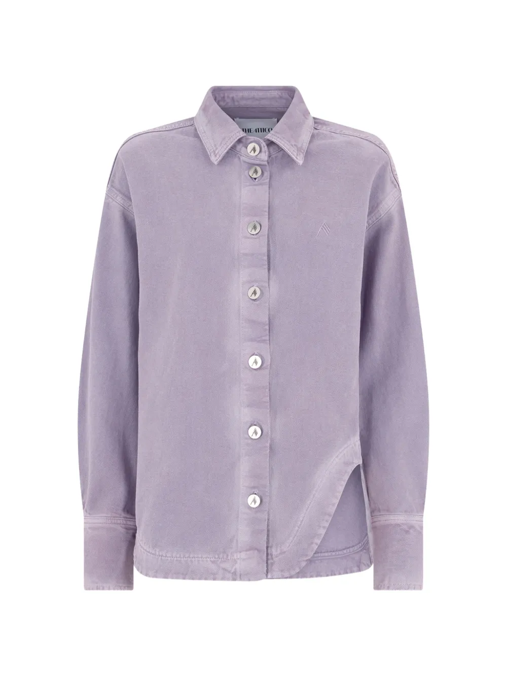 The Attico button cotton shirt - Viola