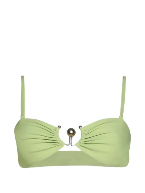 Christopher Esber ruched bikini top