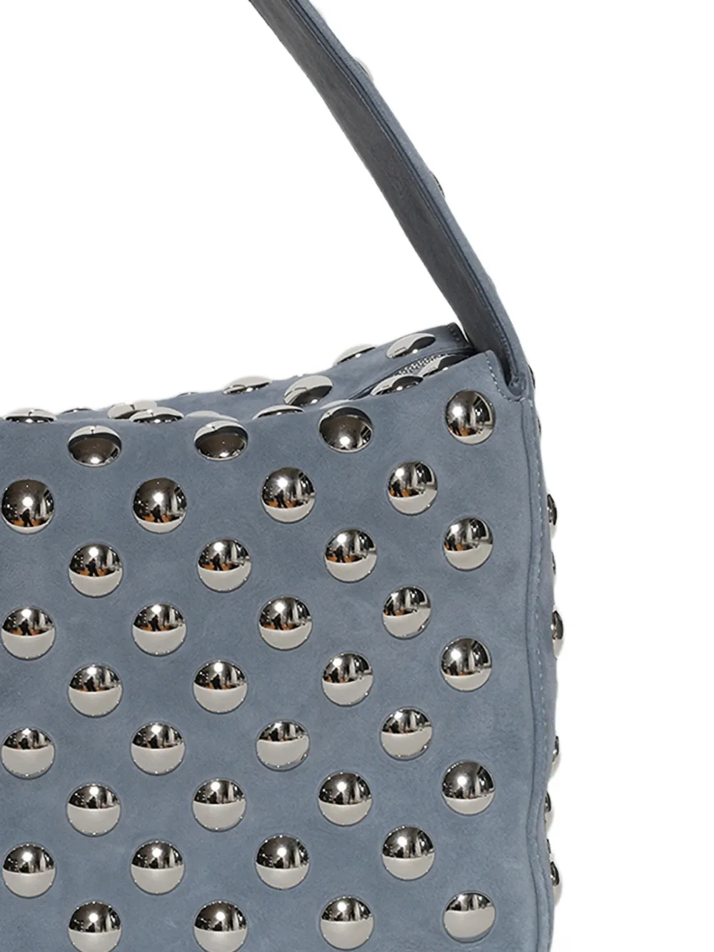  Khaite Elena Studded Shoulder Bag - Blue 