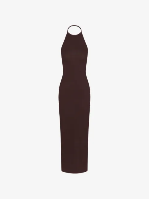 ETERNE halterneck maxi dress