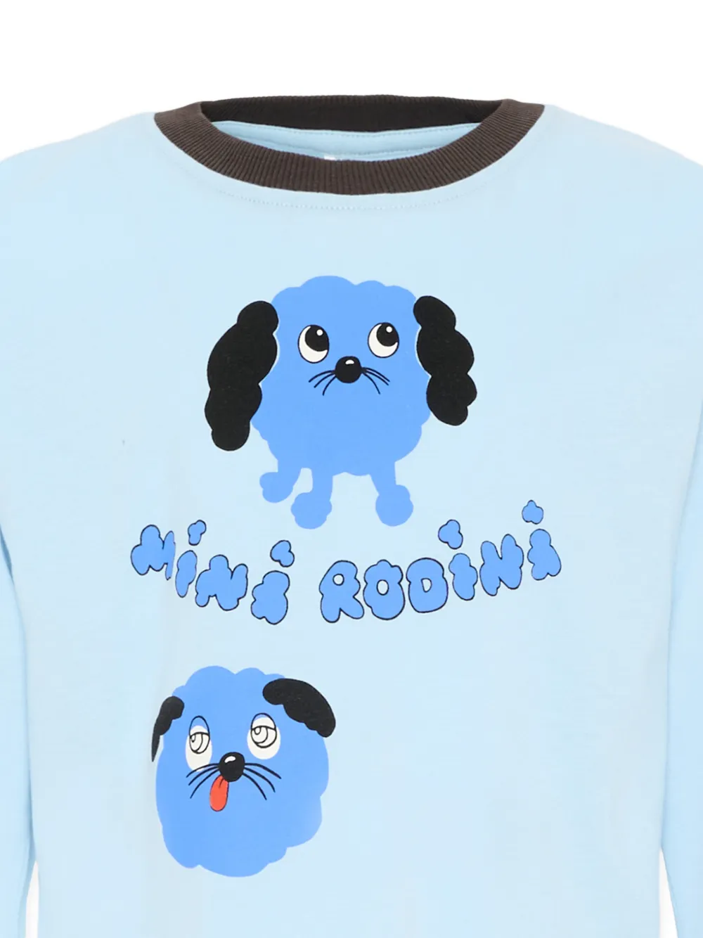 Dog-Print Long-Sleeved T-Shirt