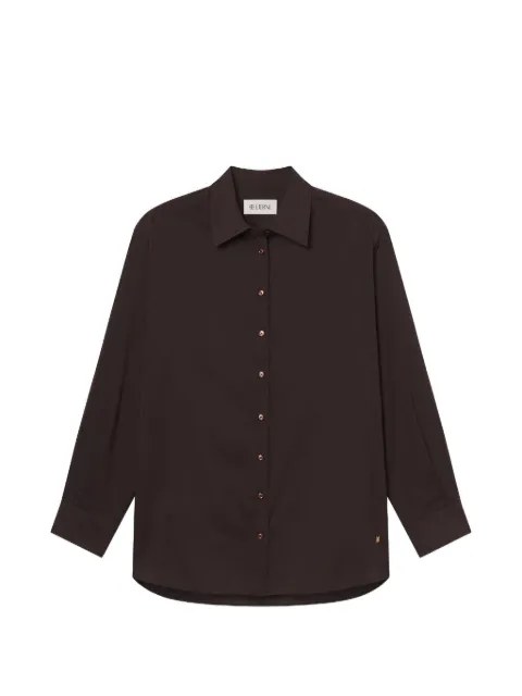 ETERNE camisa con cuello de pico y botones