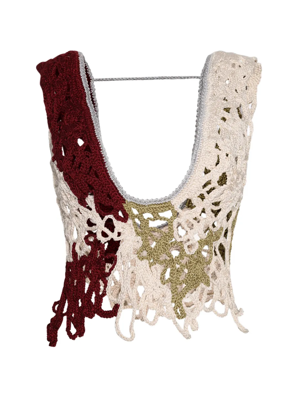 MAYSHA floral V-neck top - Toni neutri