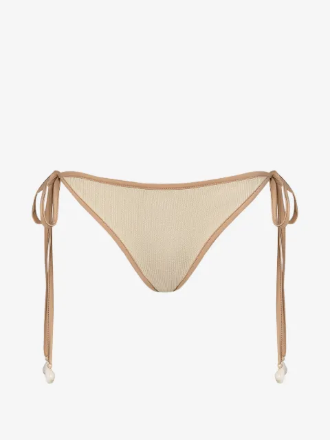 Johanna Ortiz crinkle-tie bikini bottom