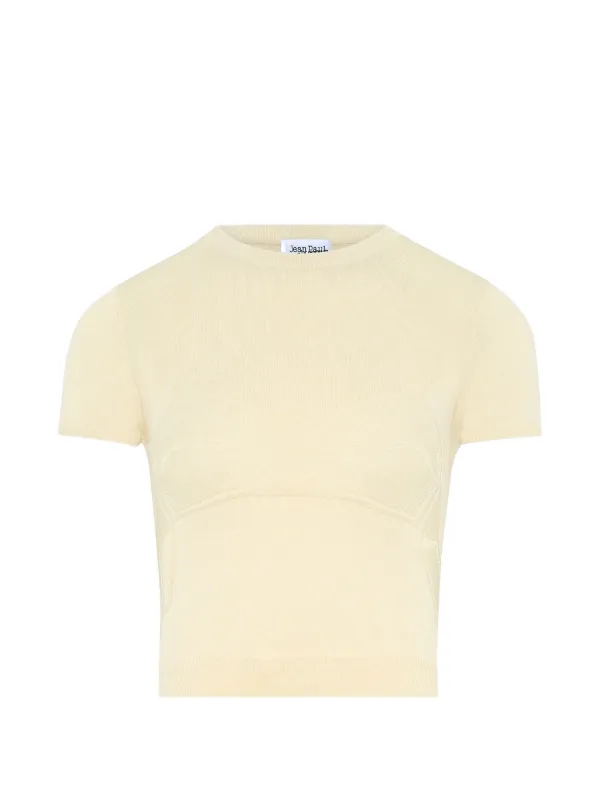 Jean Paul Gaultier Trompe L'oeil T-shirt in Yellow
