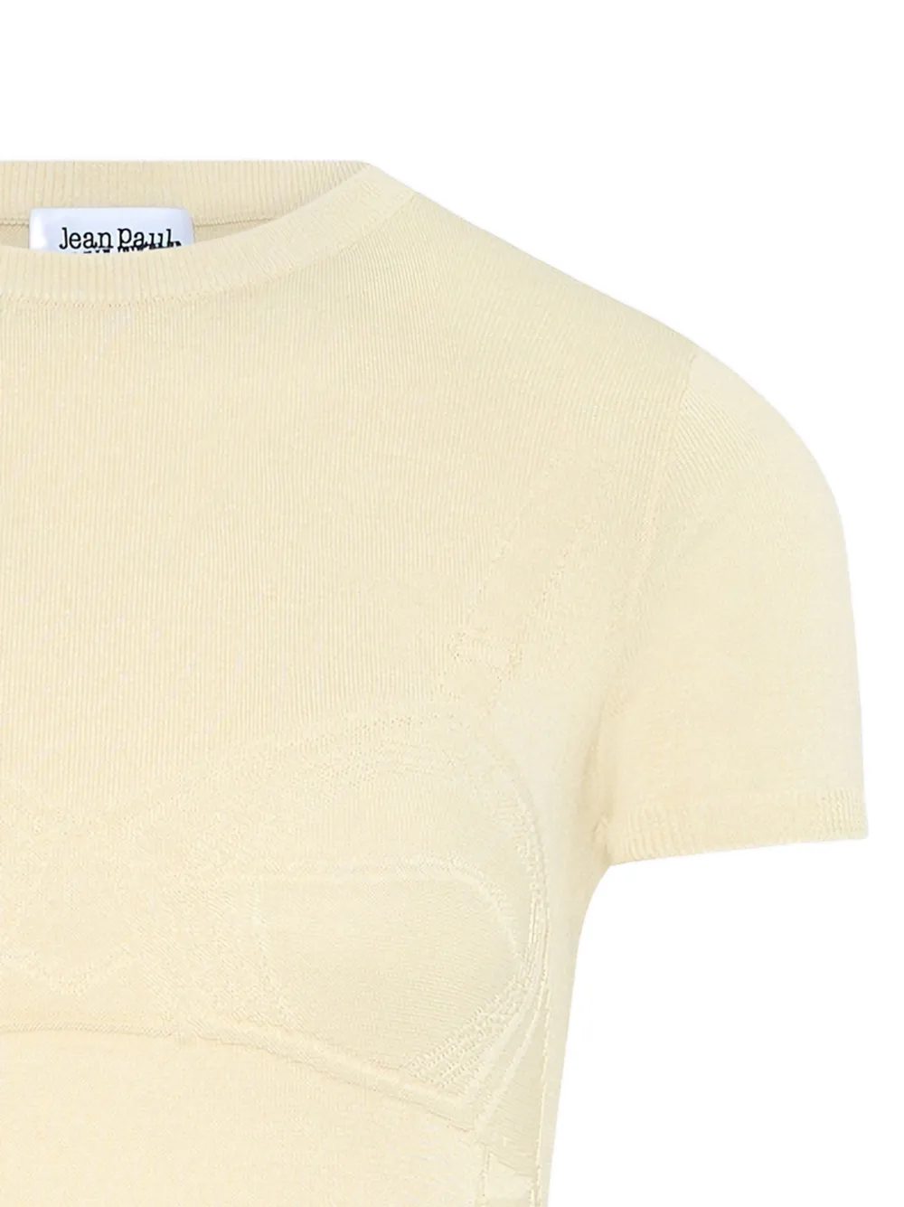 Jean Paul Gaultier Trompe-L'oeil T-shirt Geel