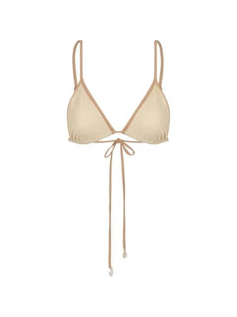Johanna Ortiz trimmed tie bikini top
