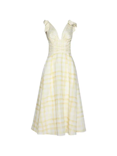 Rosie Assoulin bow-embellishment midi dress