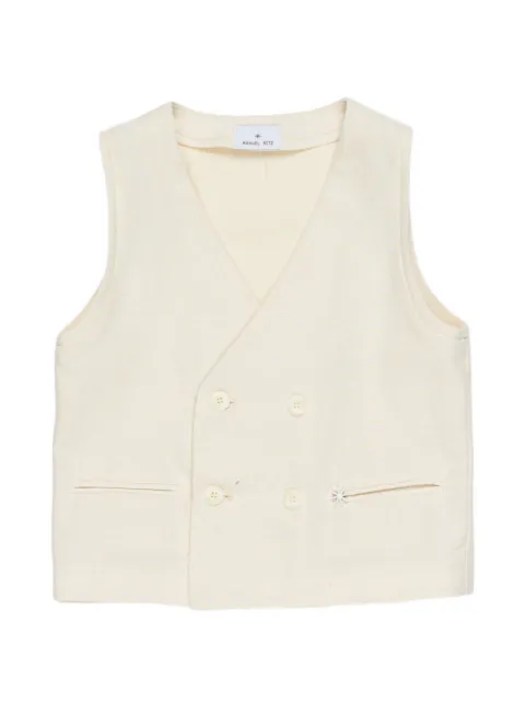 Manuel Ritz Kids double-breasted sleeveless top