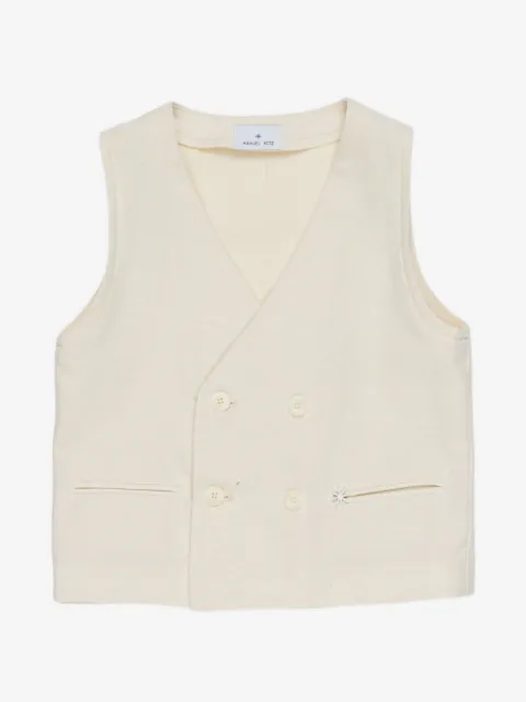 Manuel Ritz Kids double-breasted sleeveless top