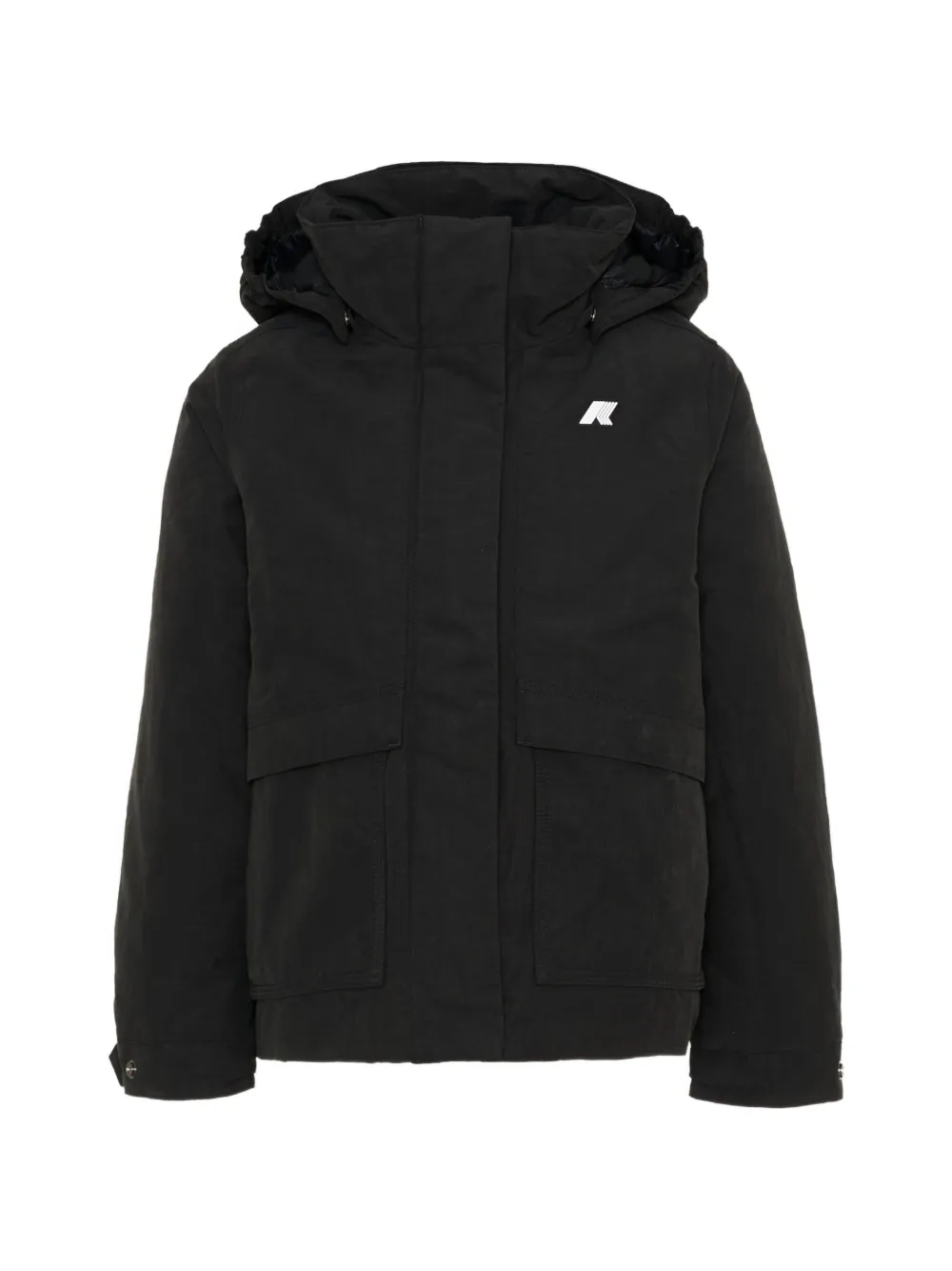 K Way Kids Kali hooded puffer jacket - Nero