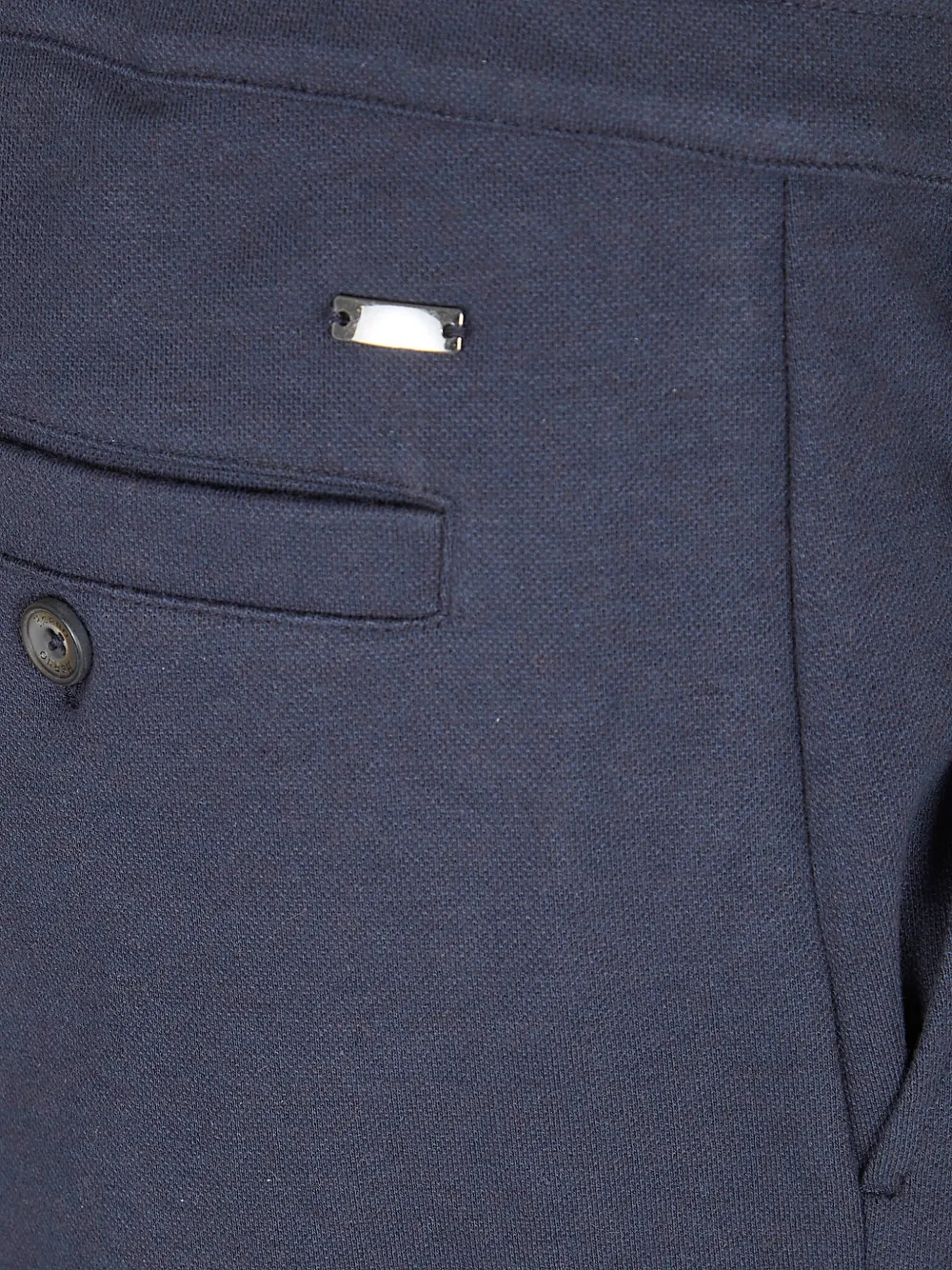 Herno Pantalon met elastische tailleband Blauw
