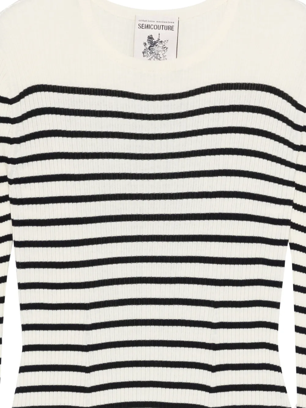 Striped-Pattern Dress