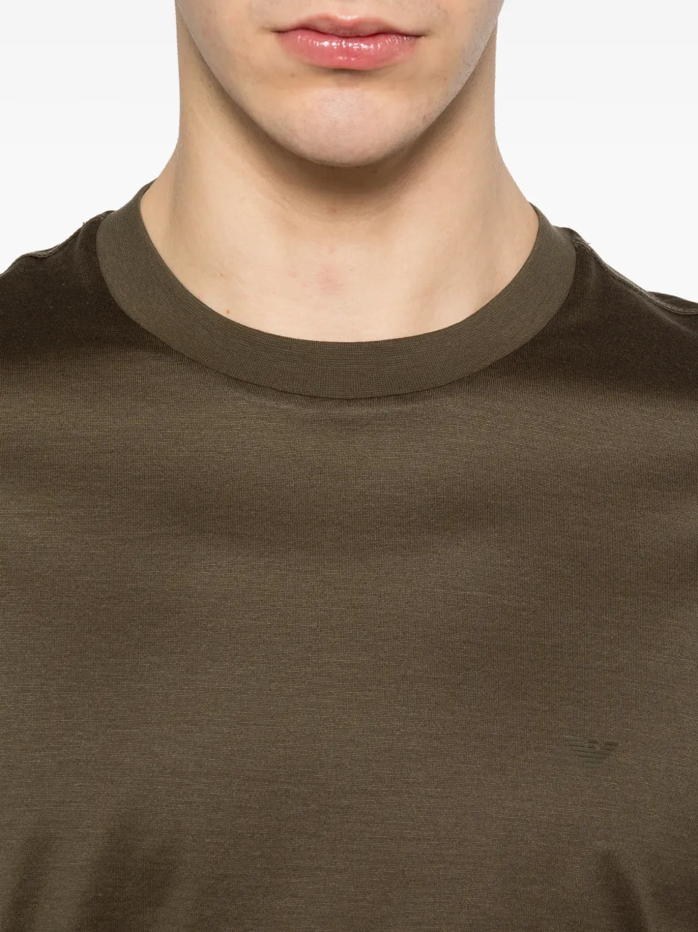 Emporio Armani T-shirt met logodetail Groen