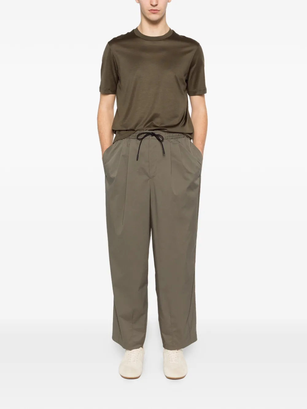 Emporio Armani T-shirt met logodetail Groen