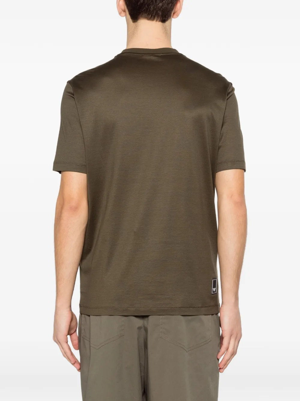 Emporio Armani T-shirt met logodetail Groen