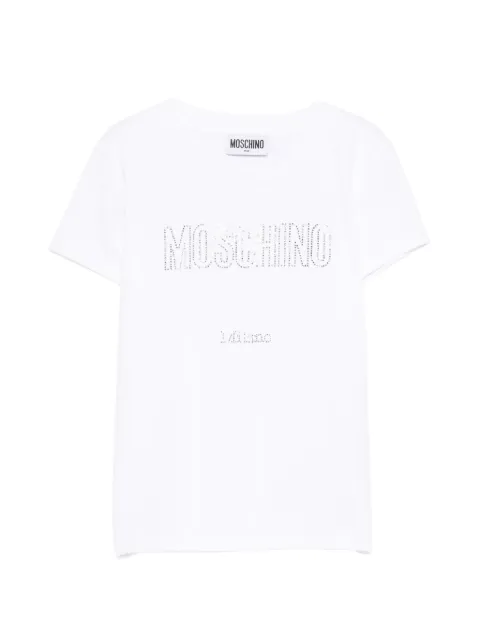 Moschino Kids rhinestone-embellished T-shirt
