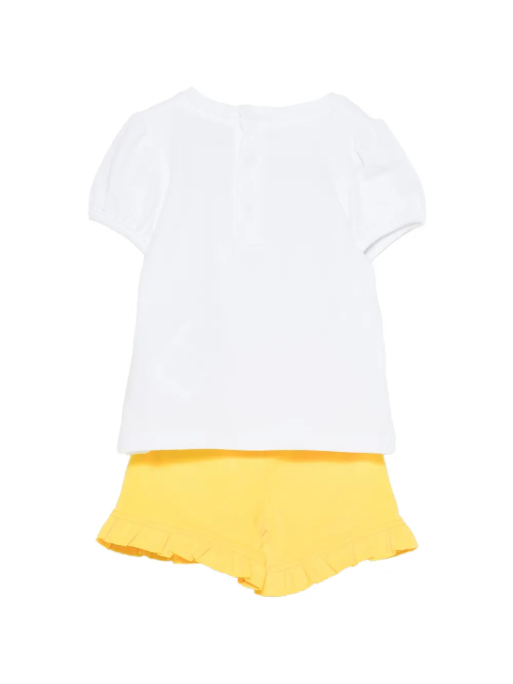 Moschino Kids Babypakje met ruches Wit