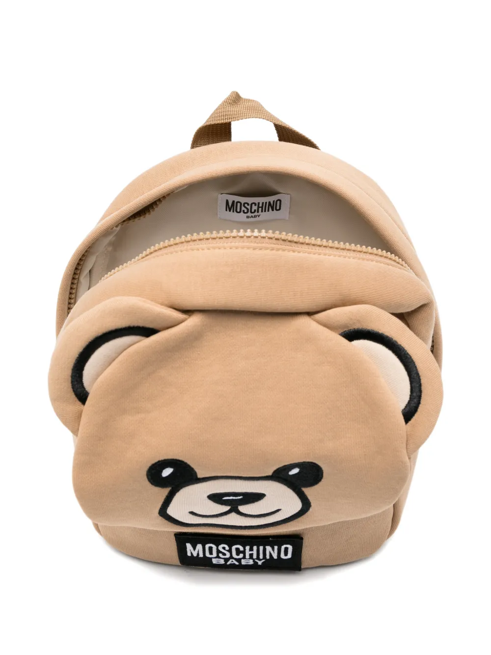 Moschino Kids Rugzak met teddy-applicatie Bruin