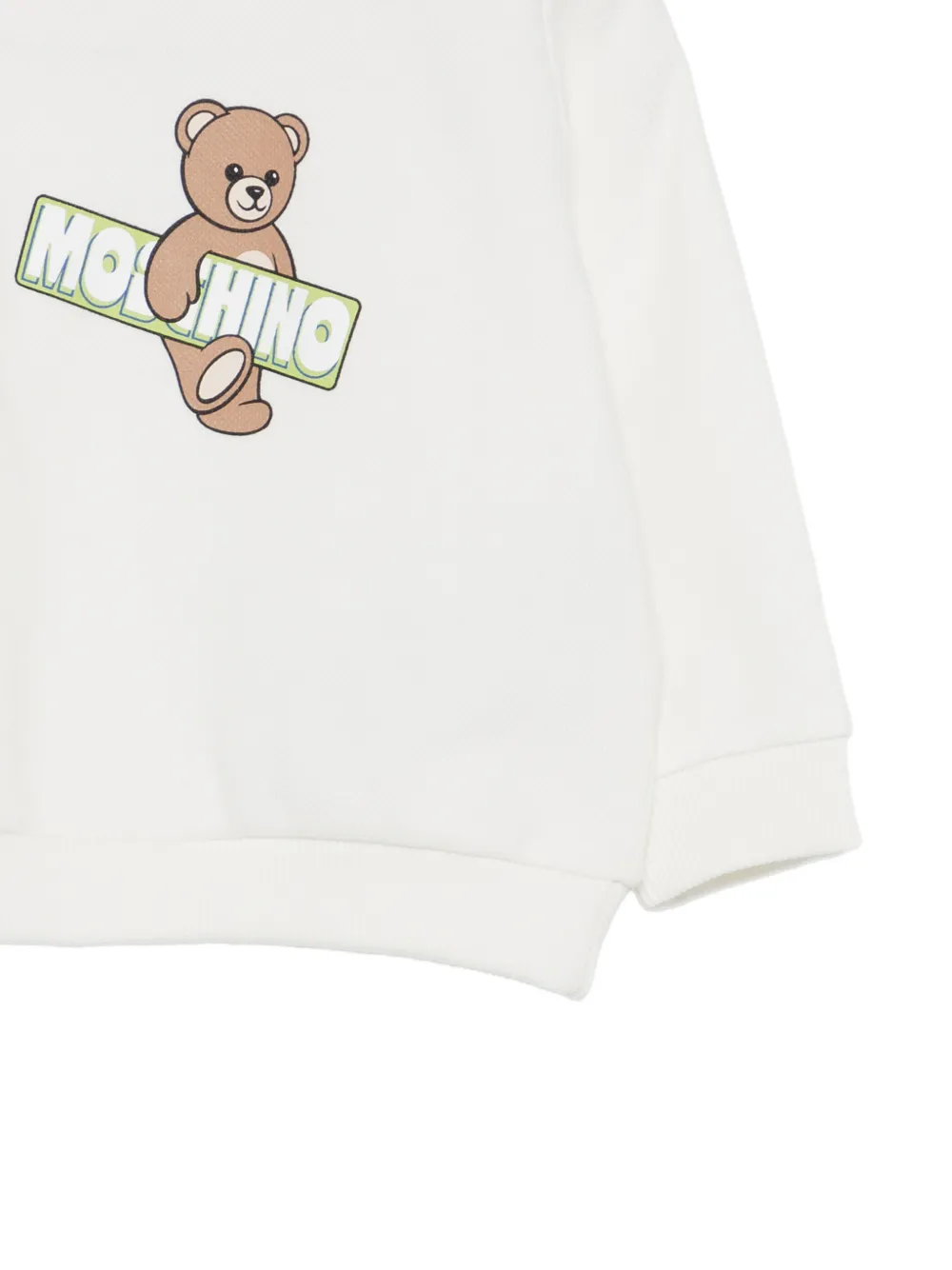  Moschino Kids Logo Sweatshirt - White 