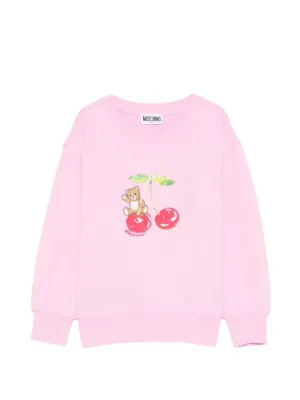 モスキーノ クチュール パーカー スウェット テディベア 44 ピンク Moschino Kids モスキーノ・キッズ テディベア スウェットシャツ