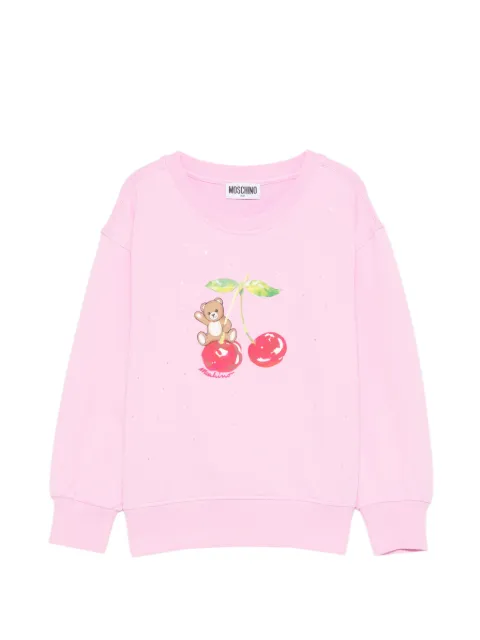 Moschino Kids cherry-print sweatshirt