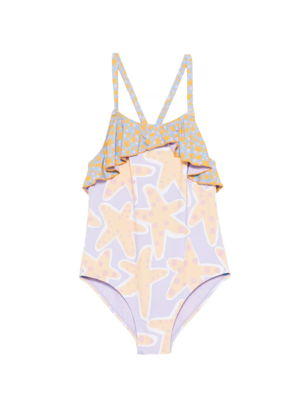 Stella McCartney Kids starfish-print swimsuit - Viola