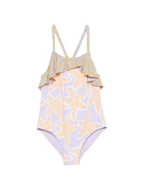 Stella McCartney Kids starfish-print swimsuit
