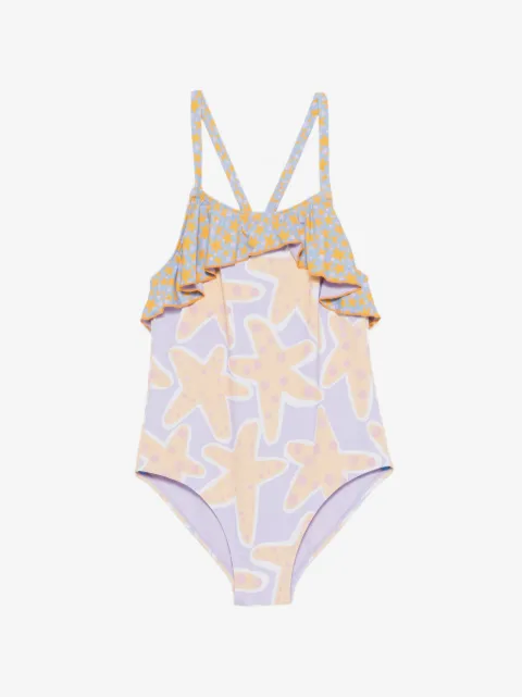 Stella McCartney Kids starfish-print swimsuit