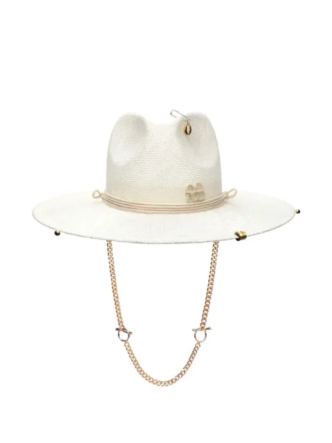 Ruslan Baginskiy chain-strap fedora hat