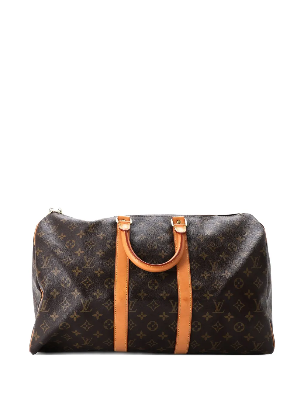 Louis Vuitton Pre-Owned Keepall Bag Monogram Canvas 45 satchel - Braun