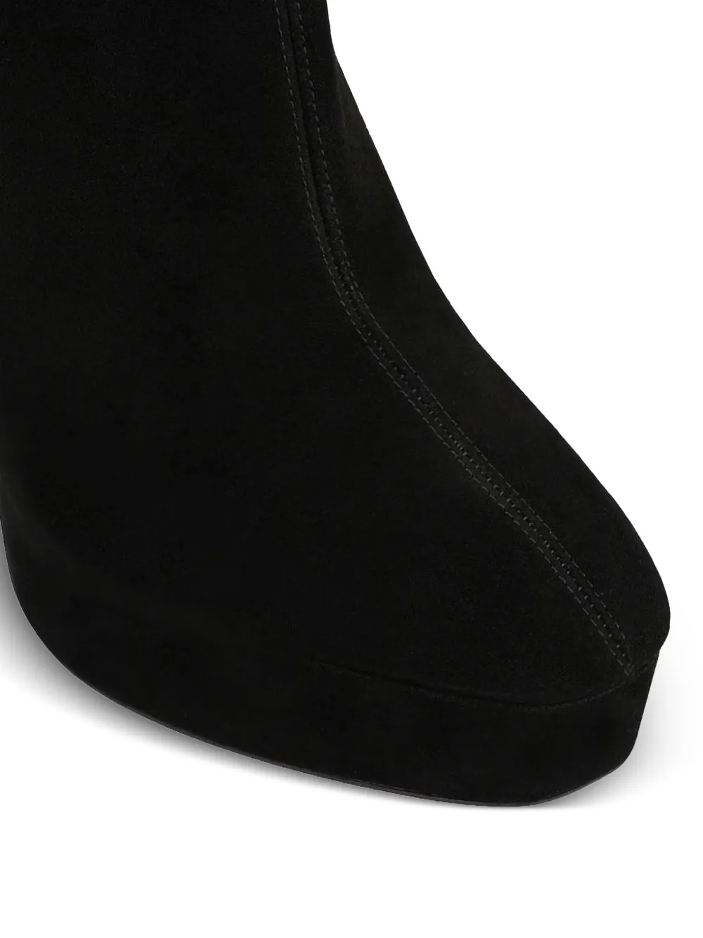 Aquazzura Martine suède laarzen Zwart